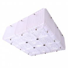 Square flush mount ceiling fixture 
